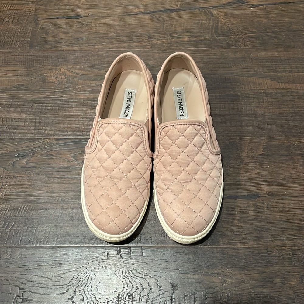 Steve Madden Quilted Slip On Sneakers